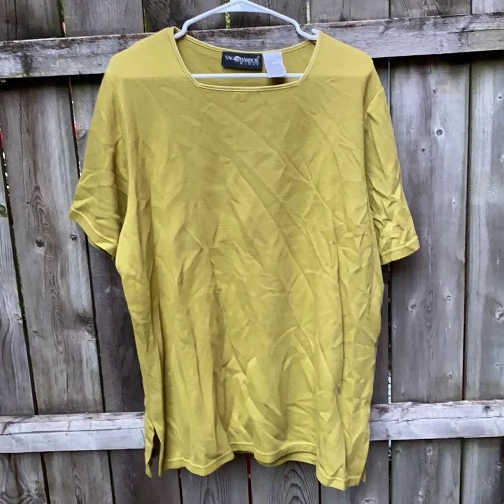 Sag Harbor Green Top sz. 1X